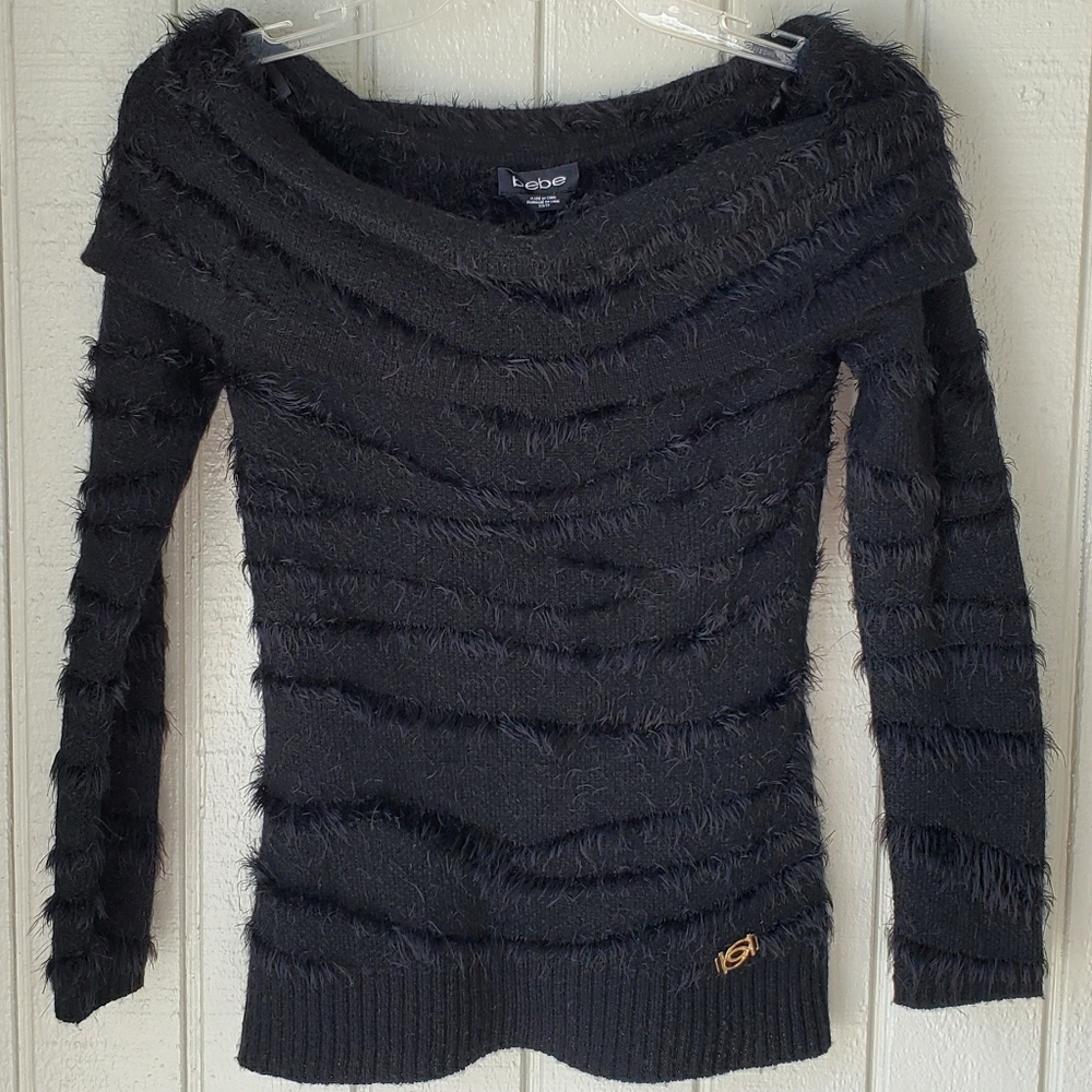 Bebe fuzzy sweater
